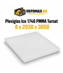 Plexiglas Ice 1746 PMMA turnat satinat 8 x 2030 x 3050 mm